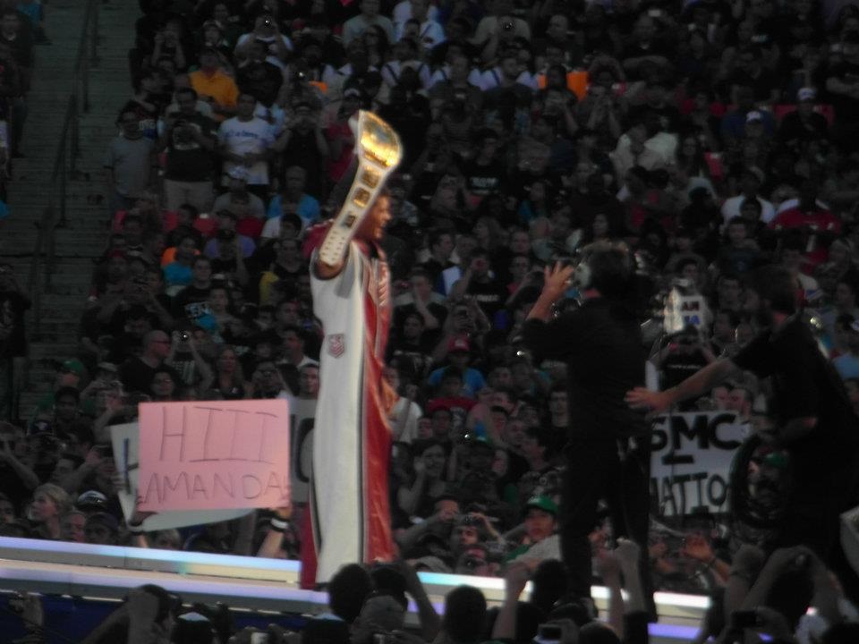 Cody Rhodes competing at WWE WrestleMania 28